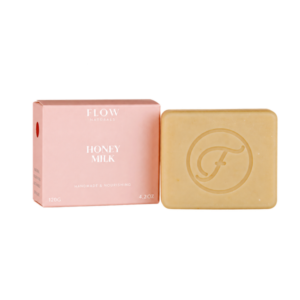 FLOW COSMETICS – Savon lait de Coco & Miel – 120 grs.