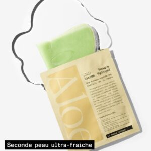 ALOE – Masque Hydrogel Masque Hydrogel Hydratant & Éclat au Collagène