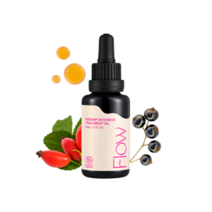 FLOW COSMETICS – Huile de Soin Intensif à la Rose Musquée – 30 ml